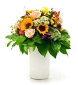 Arrangement with sunflowers